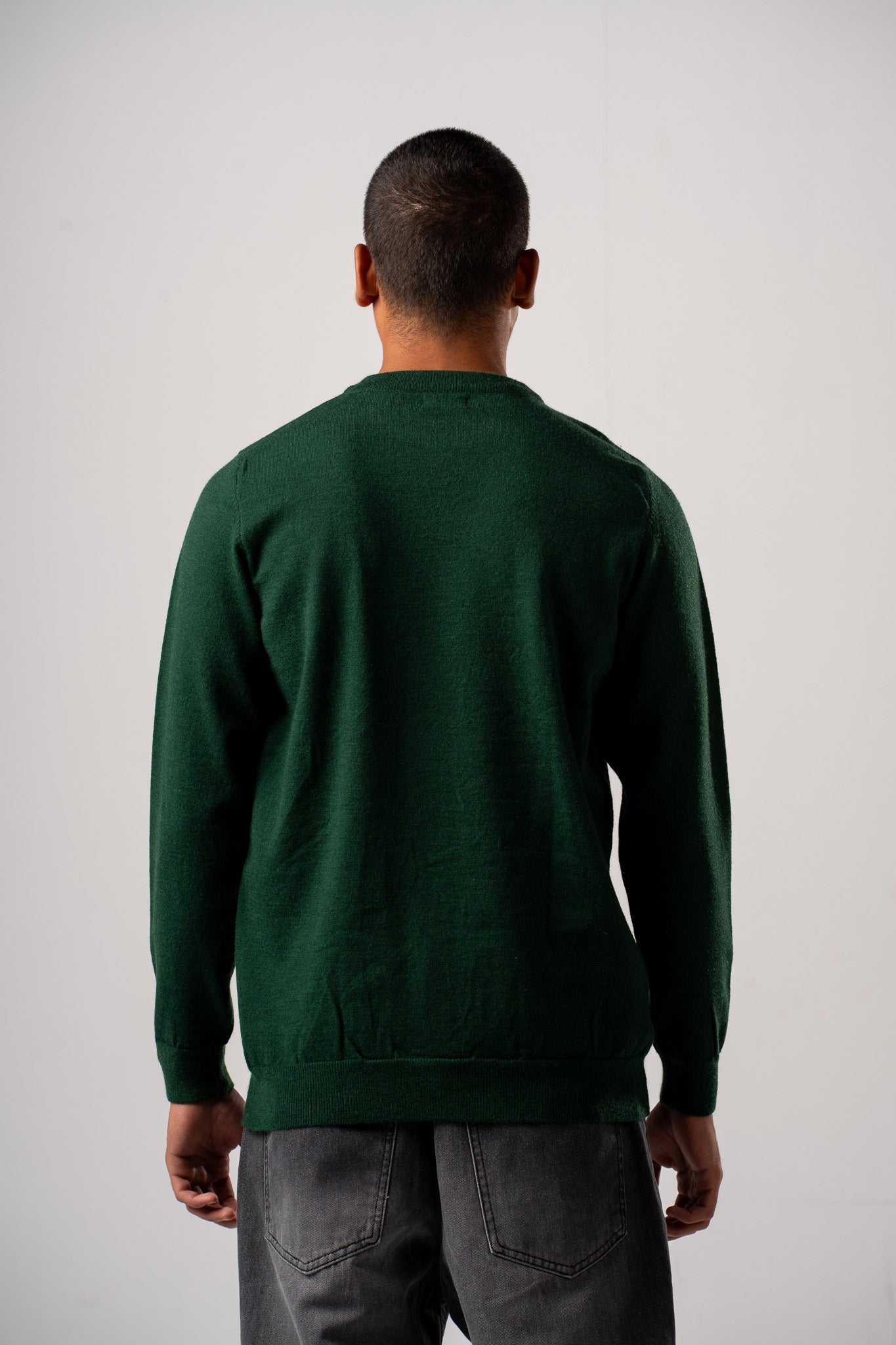 Green Crewneck Pullover